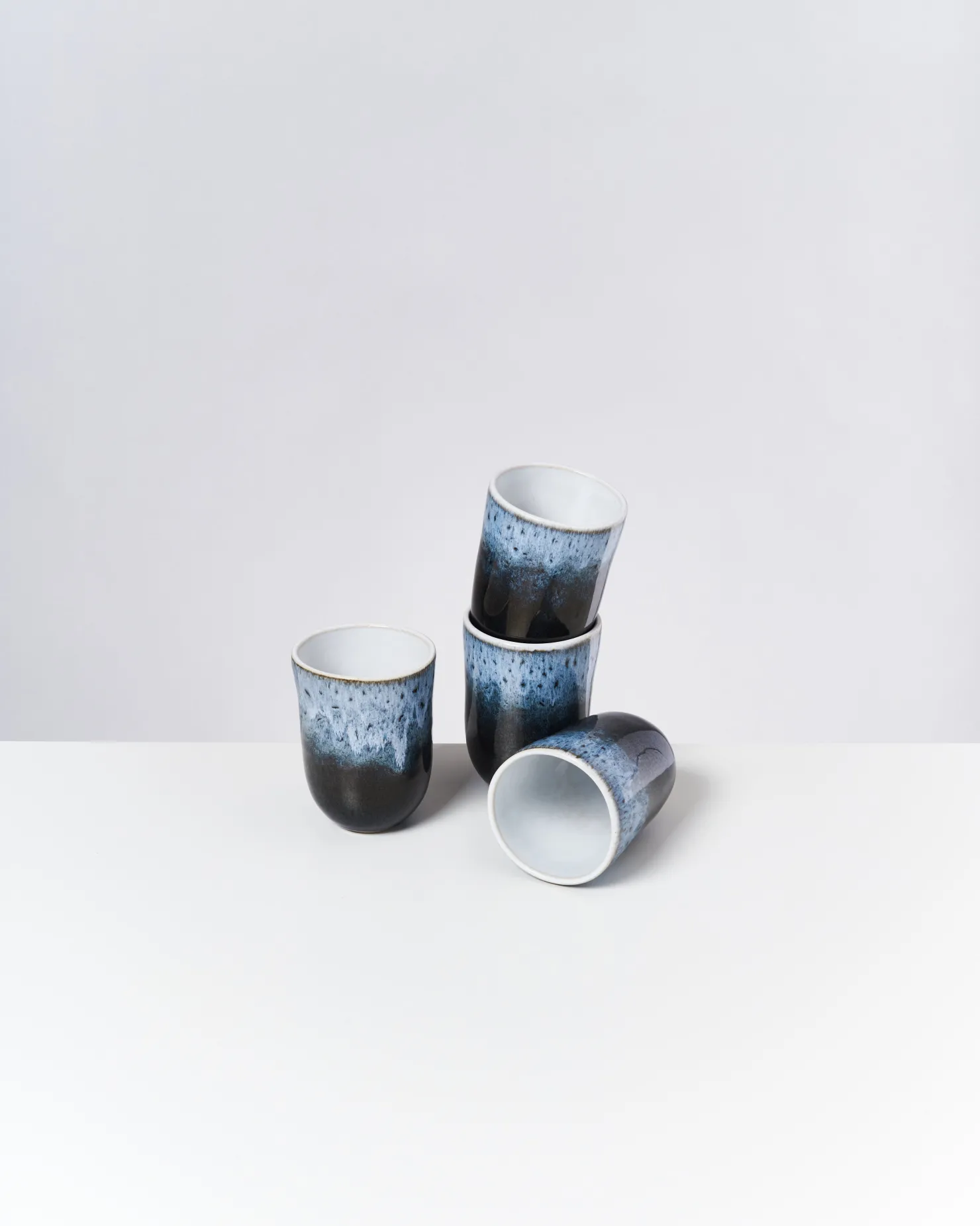 Motel a Miio Große Becher | Becher-Sets^Alcachofra - Set Of 4 Cups Big black
