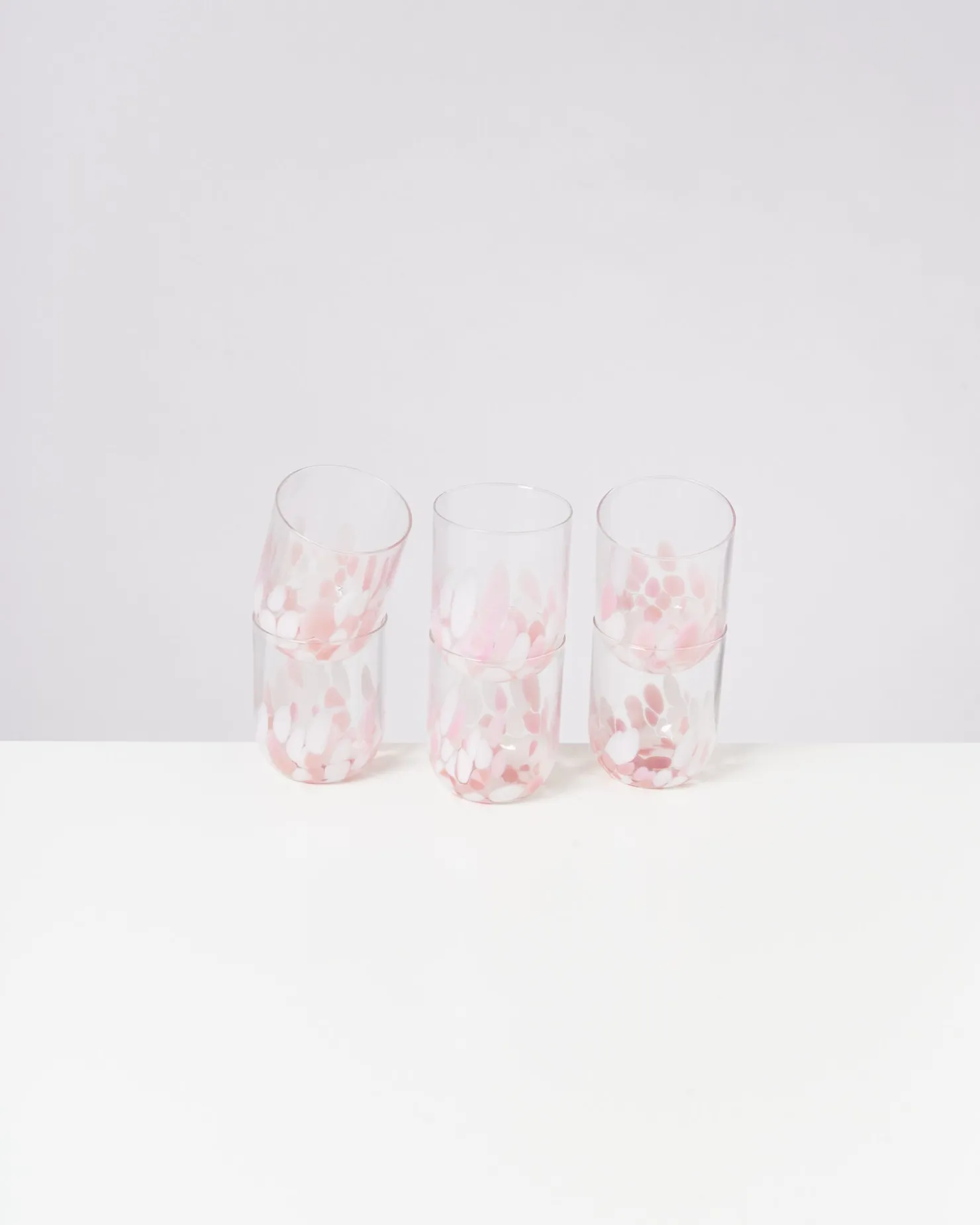 Motel a Miio Große Gläser | Gläser Sets %^Alegria - Set Of 6 Glasses Large Drops Rose drops rosé