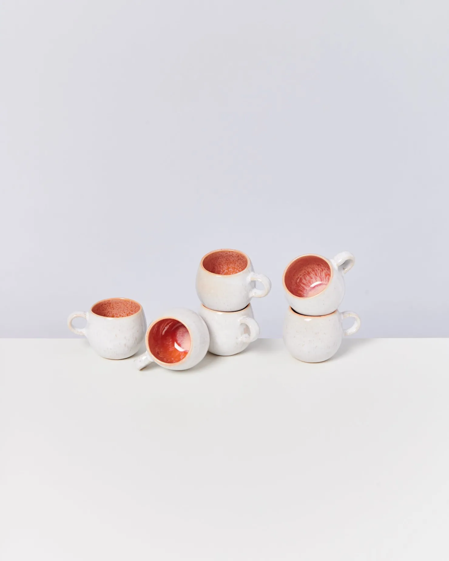 areia__set_of__espressomugs_pink_2.webp Motel a Miio Tassen-Sets^Areia - Set Of 6 Espressomugs pink