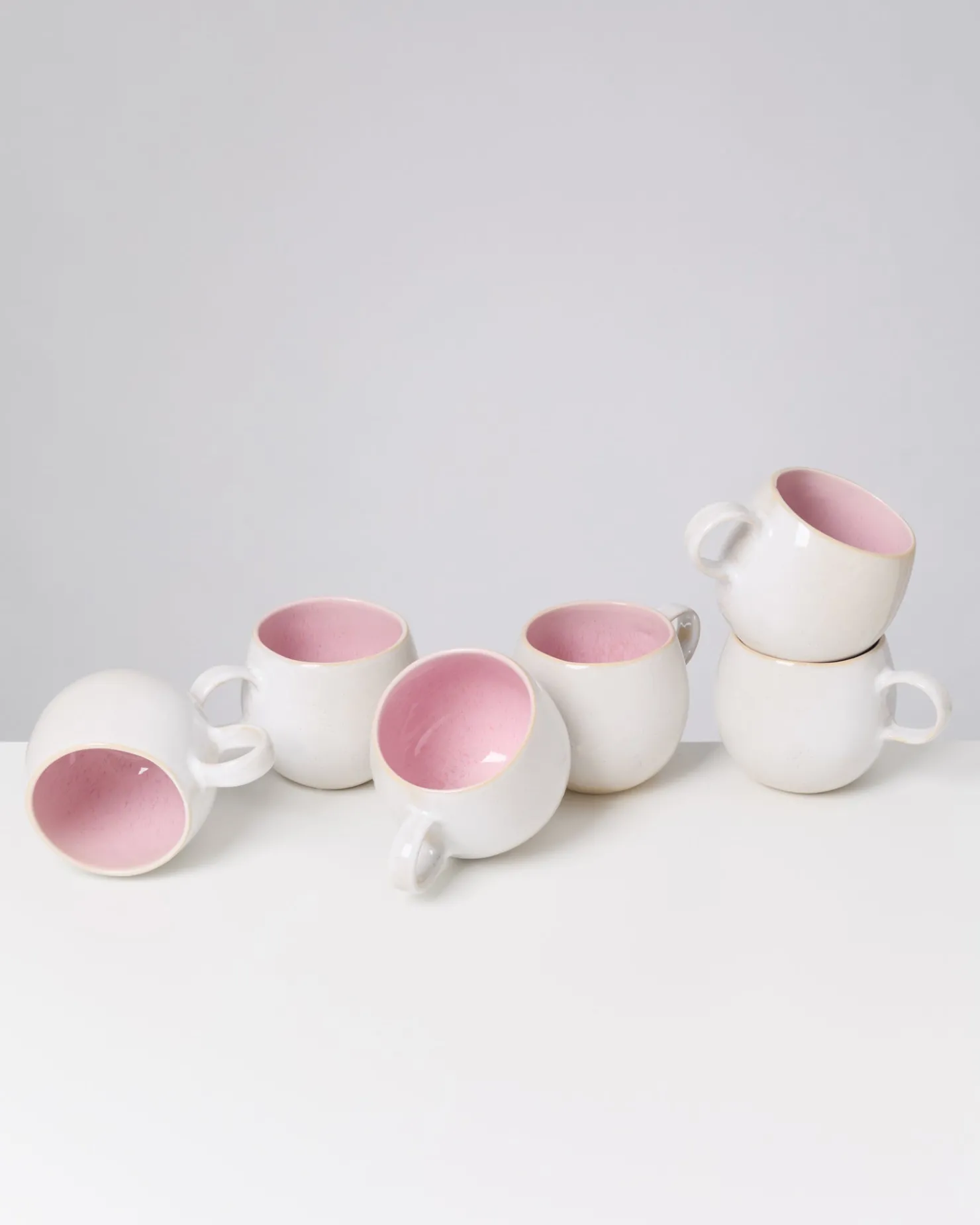 Motel a Miio Tassen-Sets^Areia - Set Of 6 Mugs Big rose