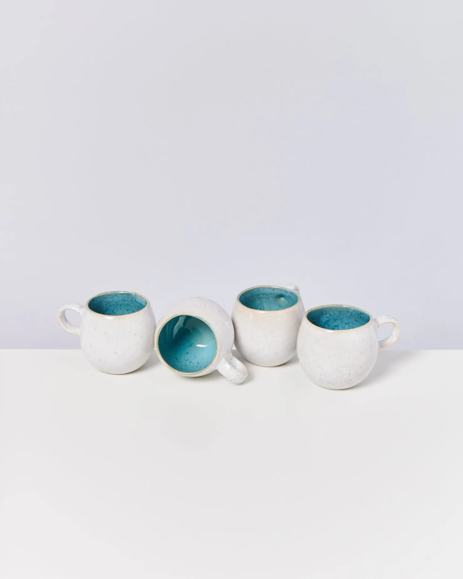 Motel a Miio Tassen-Sets^Areia - Set Of 4 Mugs Small aqua