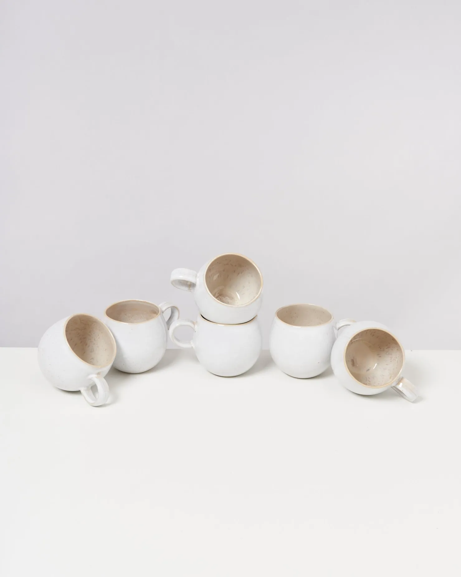 Motel a Miio Tassen-Sets^Areia - Set Of 6 Mugs Small sand