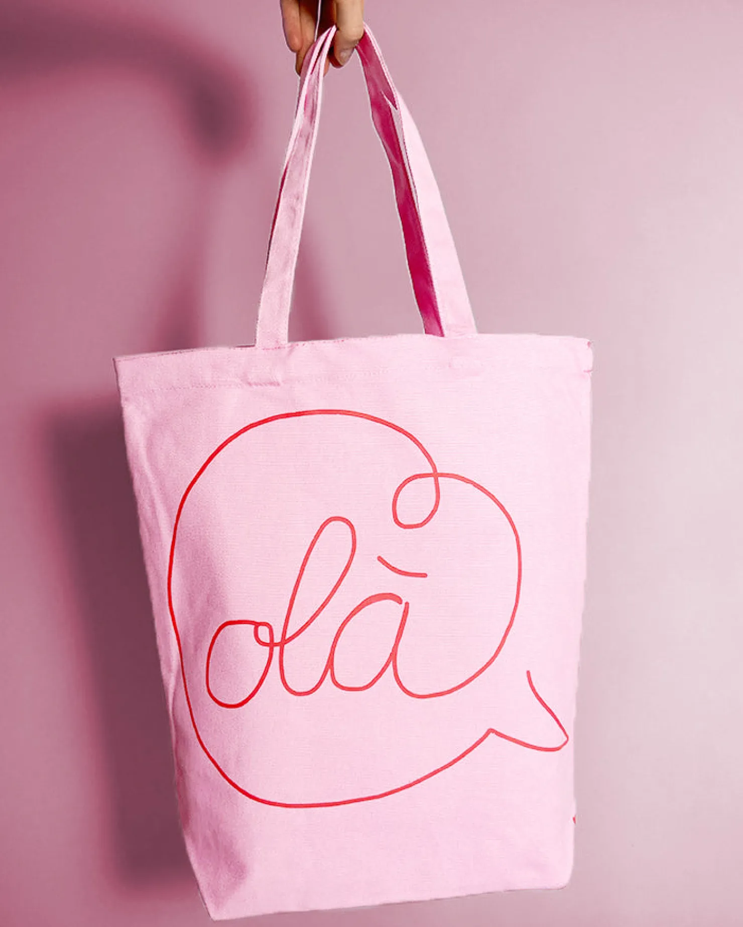 beach_bag_rose_ol_2.webp Motel a Miio Beach Bags^Beach Bag Rose Olá rosé olá