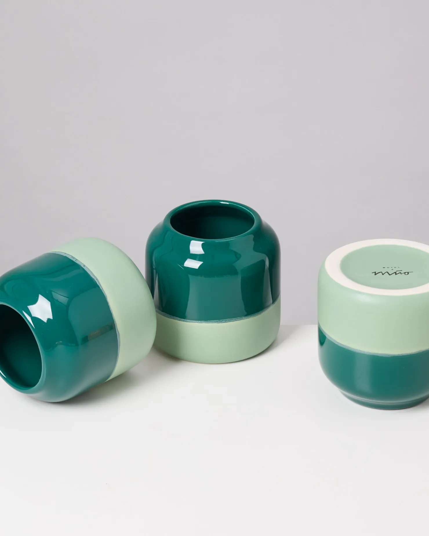 Motel a Miio Kleine Vasen^Bebé Vase - Darkgreen Sage dark green sage