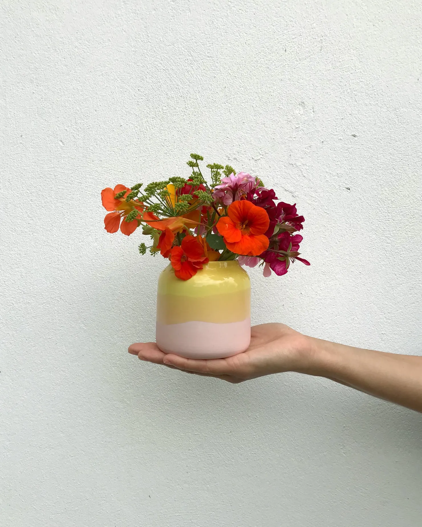 Motel a Miio Kleine Vasen^Bebé Vase - Yellow Rose gelb rosé