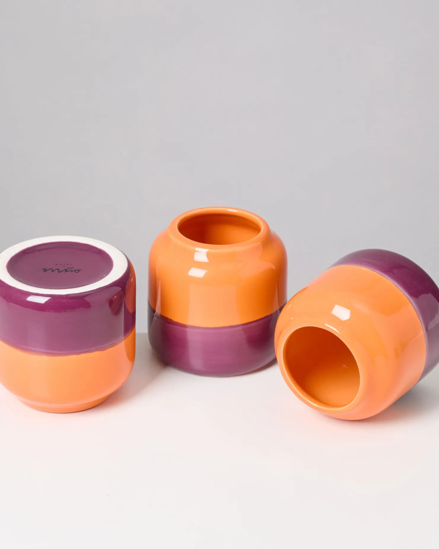 Motel a Miio Kleine Vasen^Bebé Vase orange dark lilac