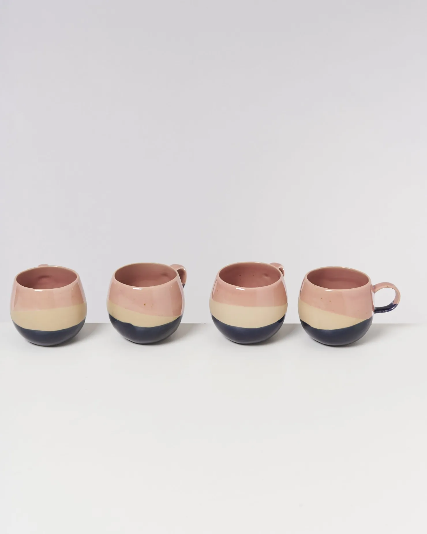 Motel a Miio Große Tassen^Bica - Mug Big Navy / Pink pink navy cream