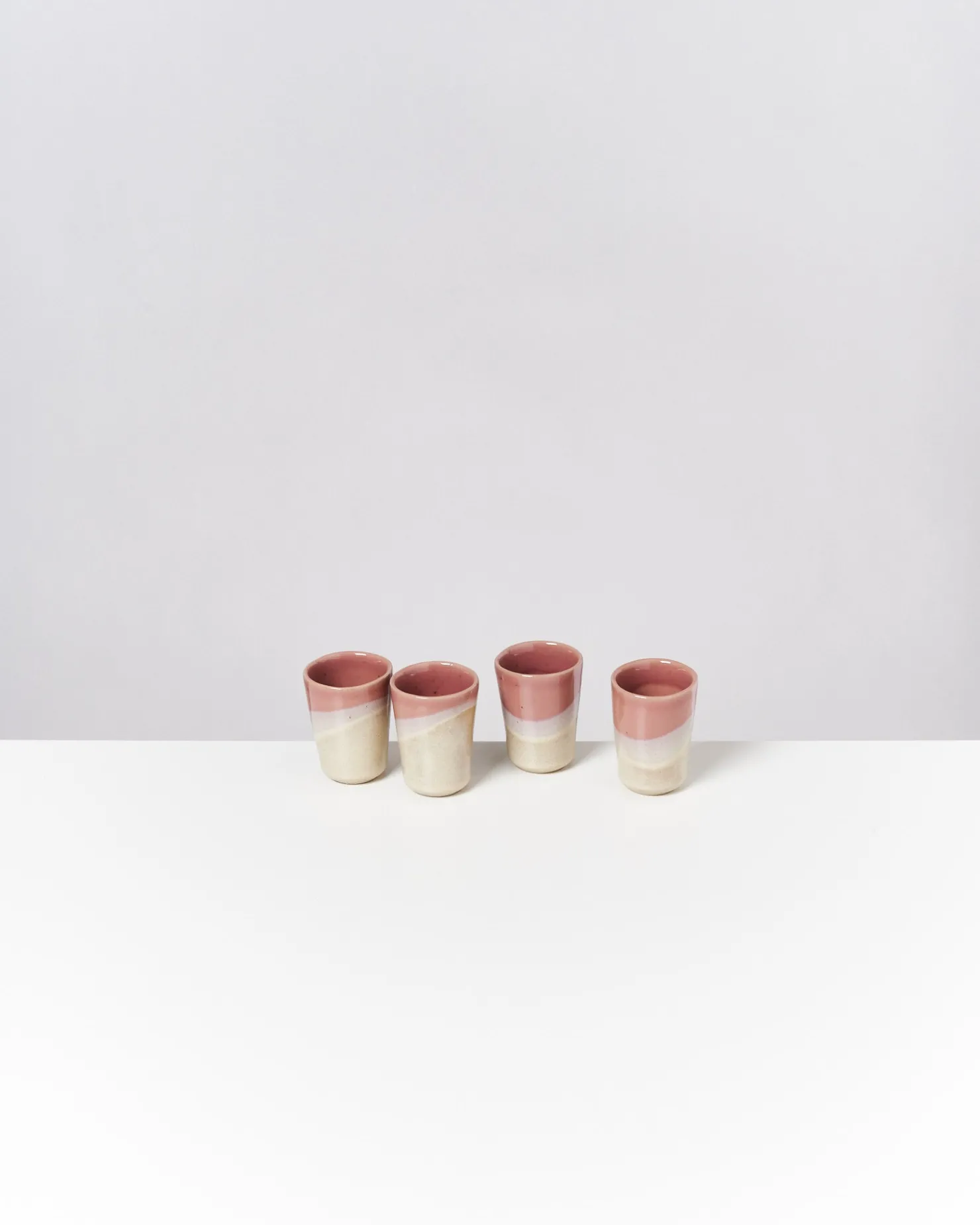 Motel a Miio Becher-Sets^Bica - Set Of 4 Espressocups pink cream