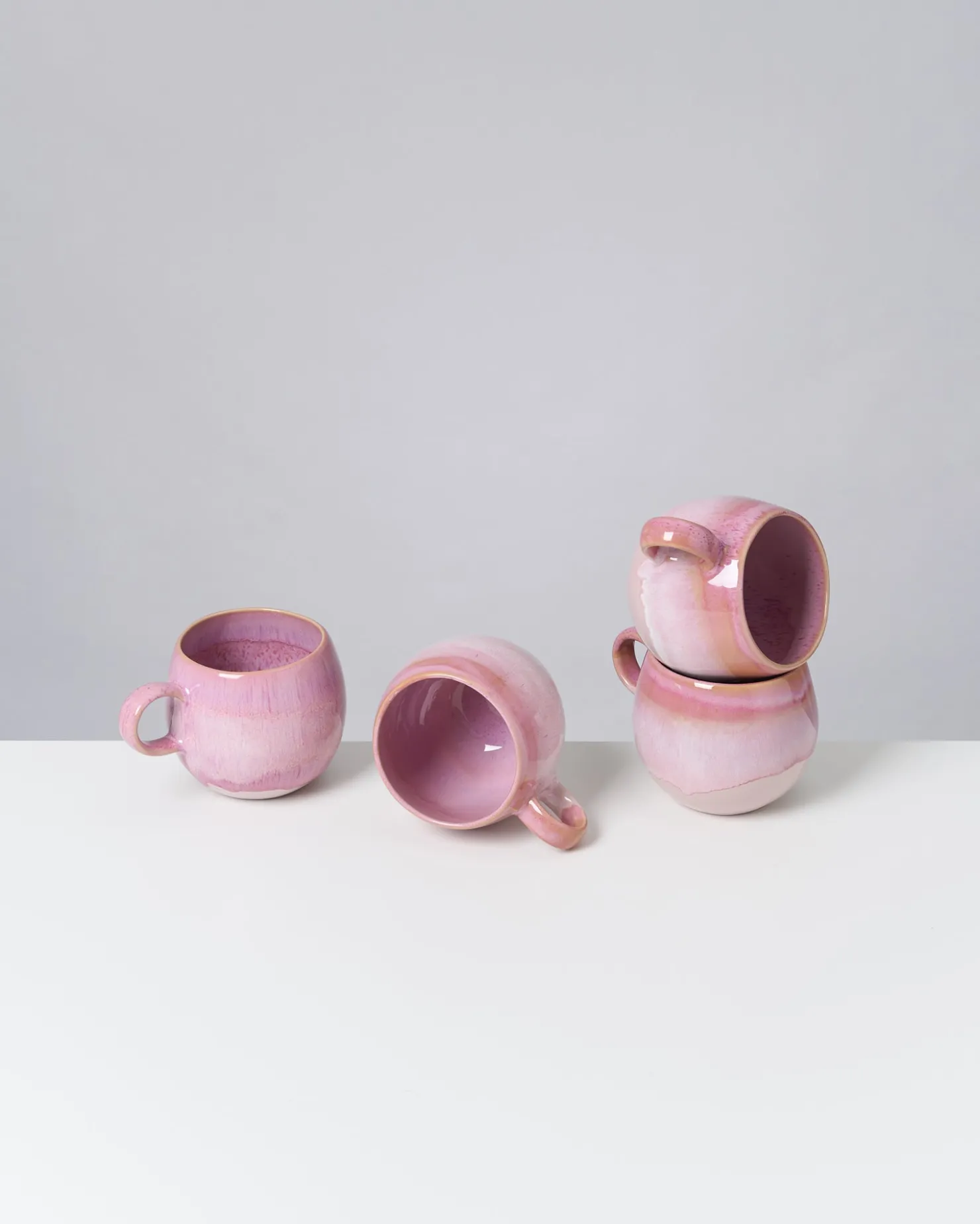 Motel a Miio Tassen-Sets^Bica - Set Of 4 Mugs Big pink