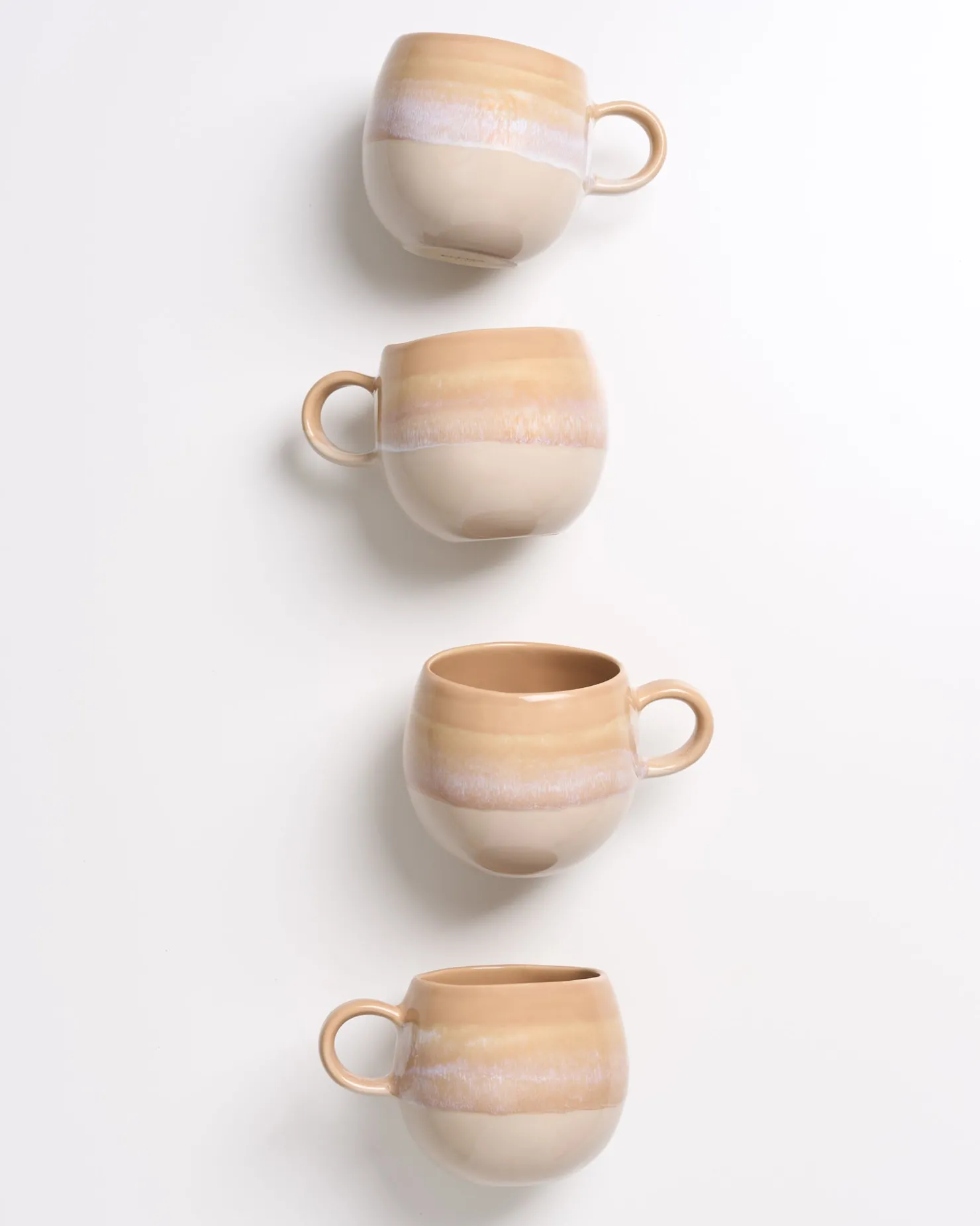 Motel a Miio Tassen-Sets^Bica - Set Of 4 Mugs Big sand