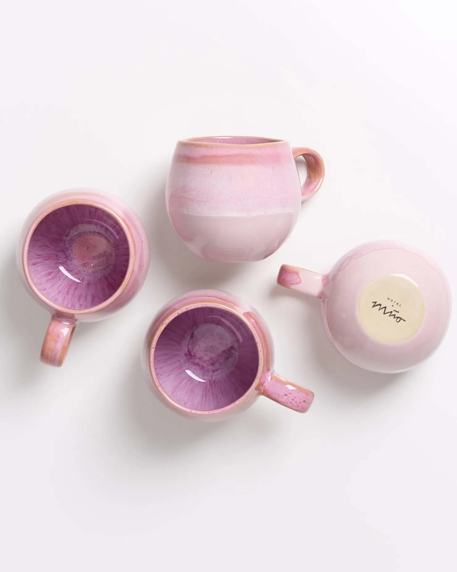 Motel a Miio Tassen-Sets^Bica 4er Set Tasse Klein pink