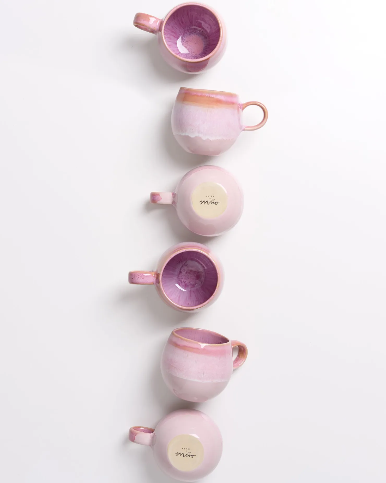 Motel a Miio Tassen-Sets^Bica 6er Set Tasse Klein pink