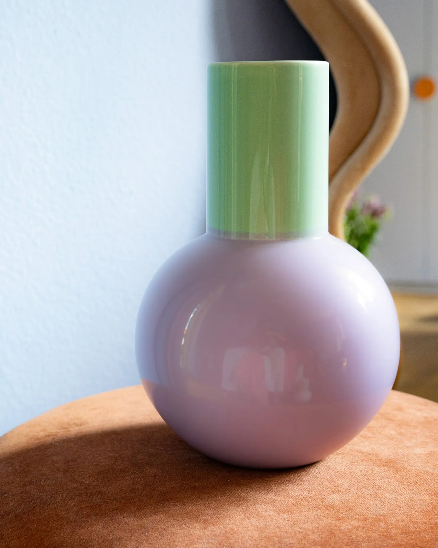 Motel a Miio Große Vasen^Bola Vase L - Lilac Green pastel mint purple