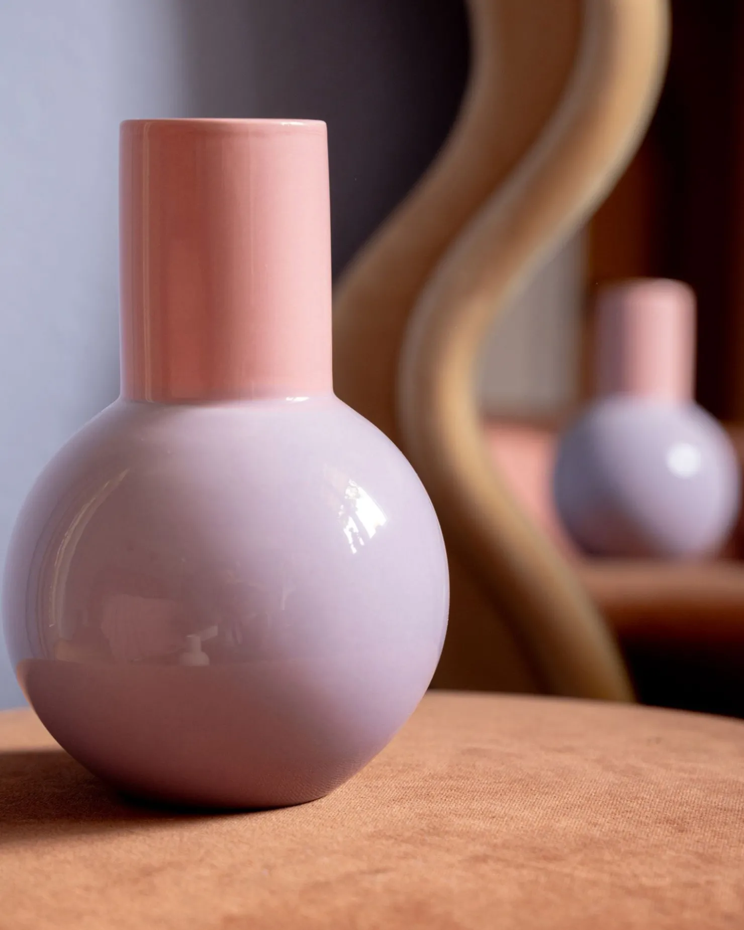 Motel a Miio Mittlere Vasen^Bola Vase M - Lilac Pink purple pink