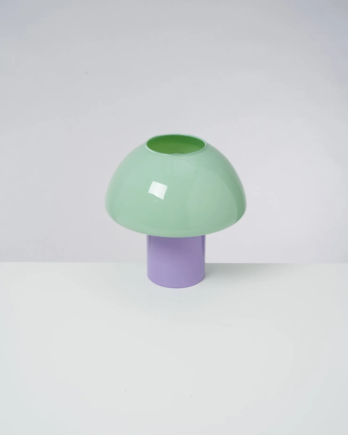 Motel a Miio Lampen^Cogumelo - Glass Lamp c mint lila