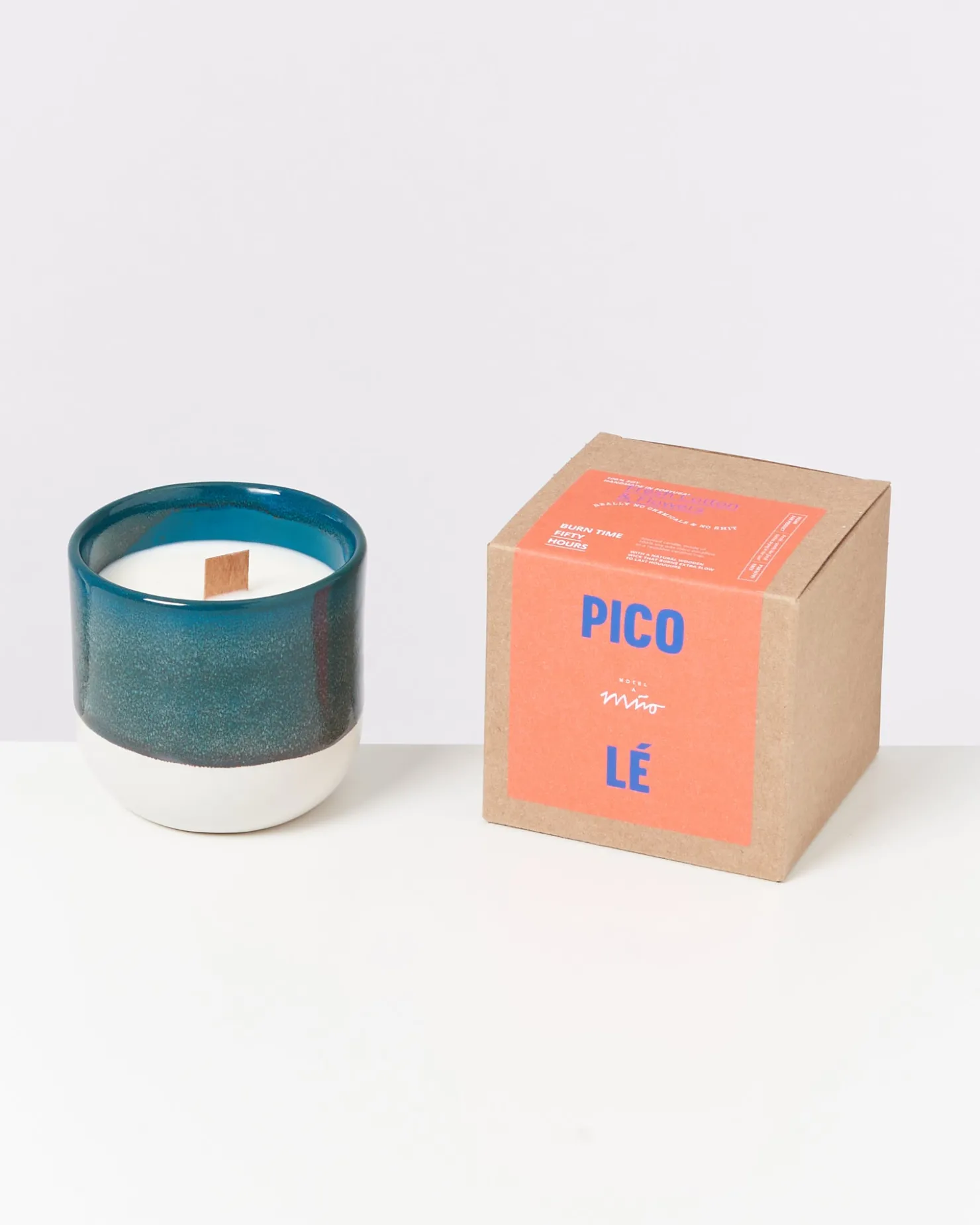Motel a Miio Duftkerzen^Coimbra - Scented Candle "Picolé" petrol