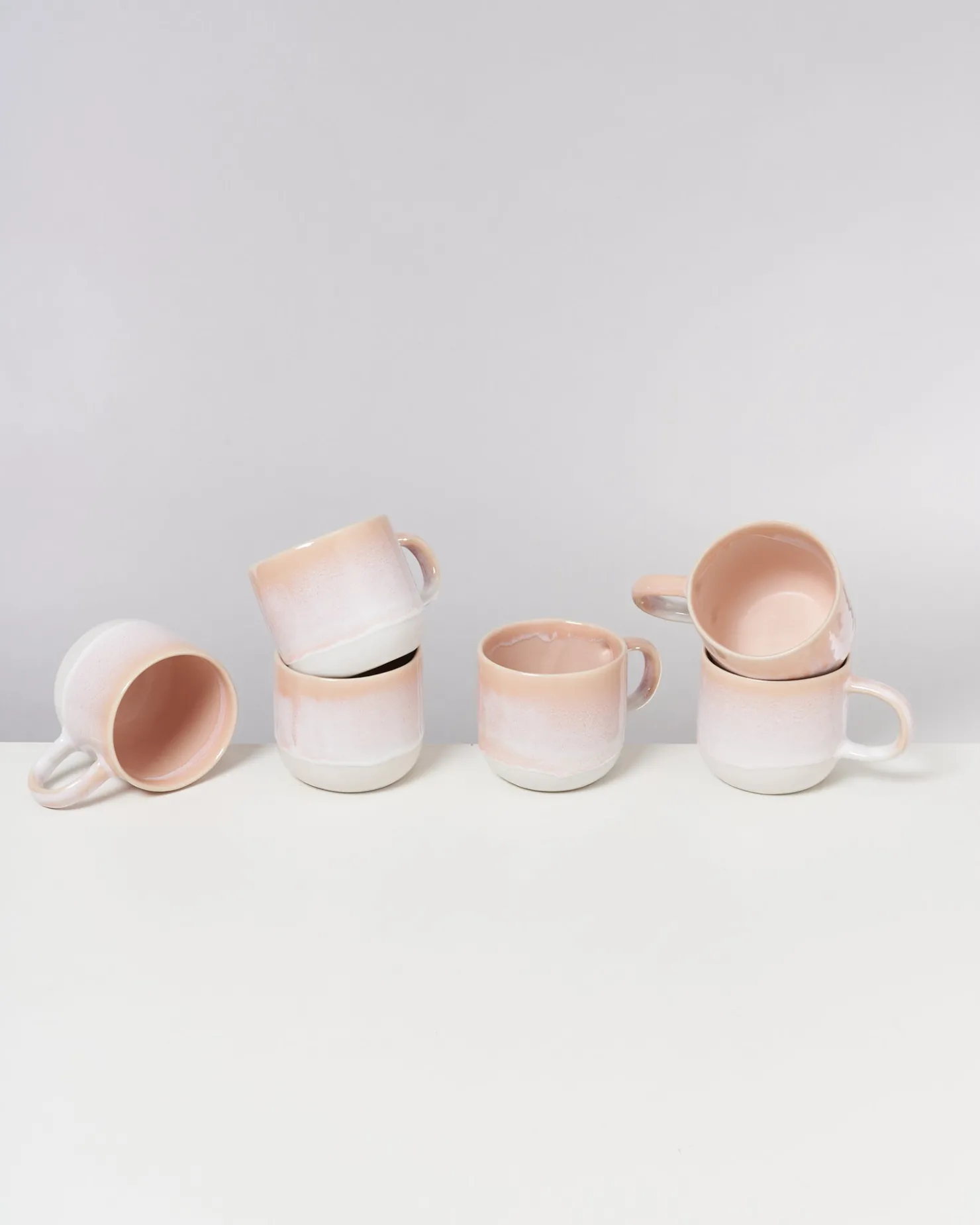 Motel a Miio Tassen-Sets^Coimbra - Set Of 6 Mugs Big apricot