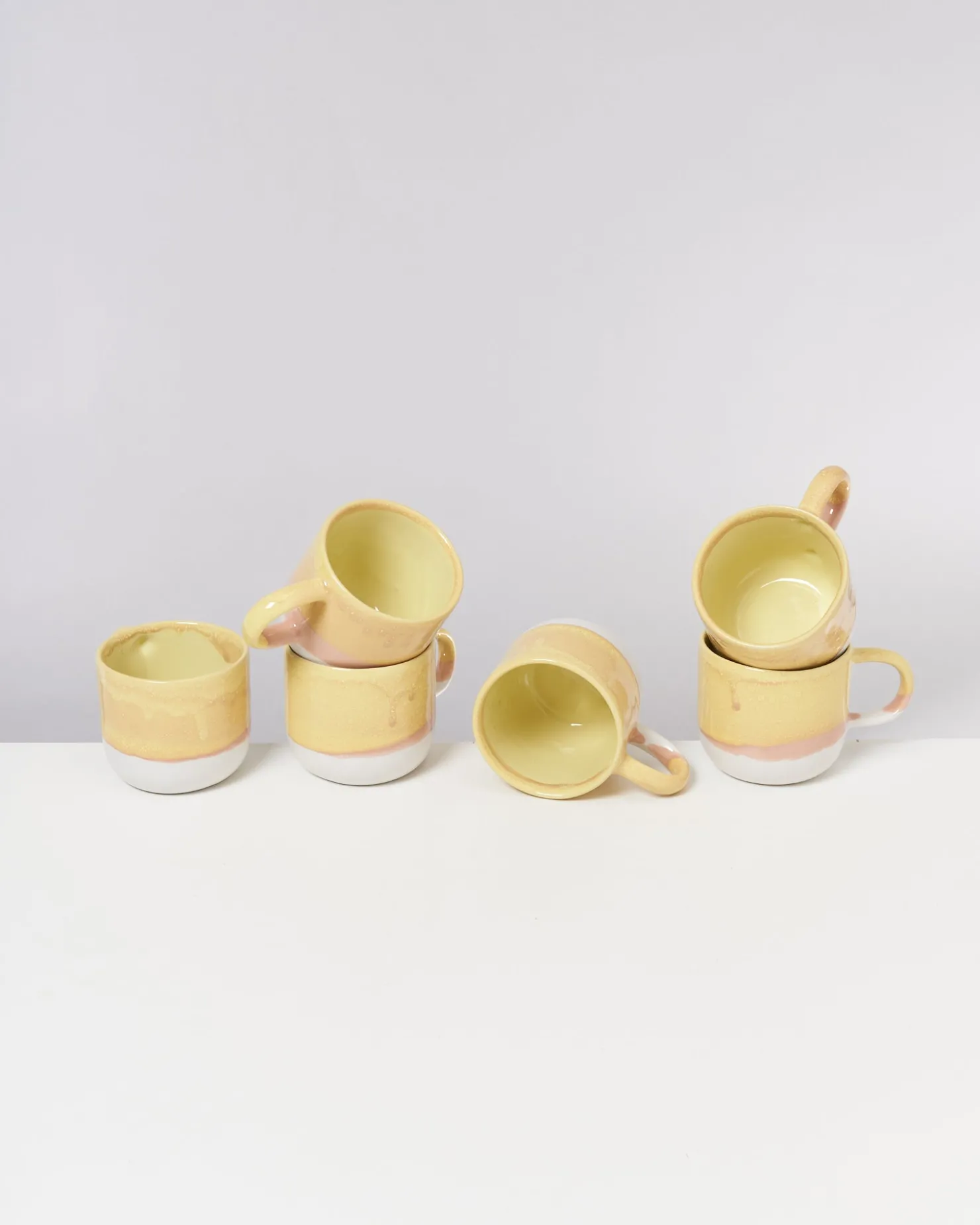 Motel a Miio Tassen-Sets^Coimbra - Set Of 6 Mugs Big Yellow gelb