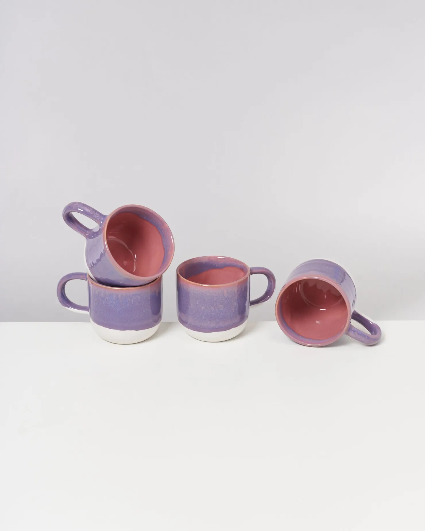 Motel a Miio Tassen-Sets^Coimbra - Set Of 4 Teamugs Lilac Pink lila rosa