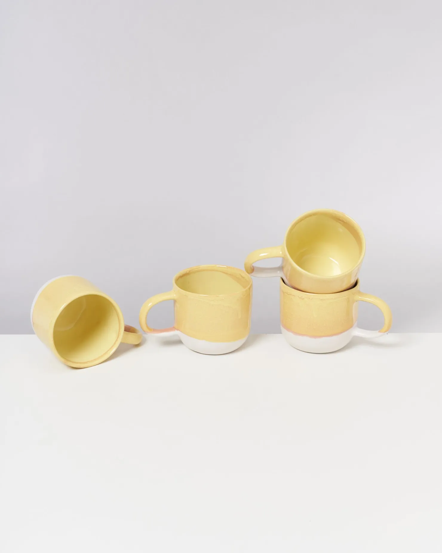 Motel a Miio Tassen-Sets^Coimbra - Set Of 4 Teamugs Yellow gelb
