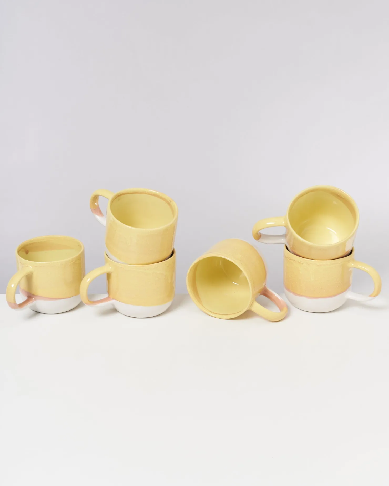 Motel a Miio Tassen-Sets^Coimbra - Set Of 6 Teamugs Yellow gelb