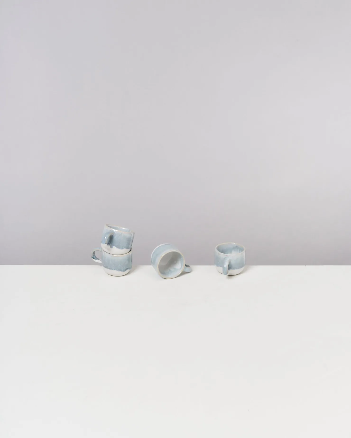 Motel a Miio Espressotassen^Coimbra Espressomug Greyblue graublau