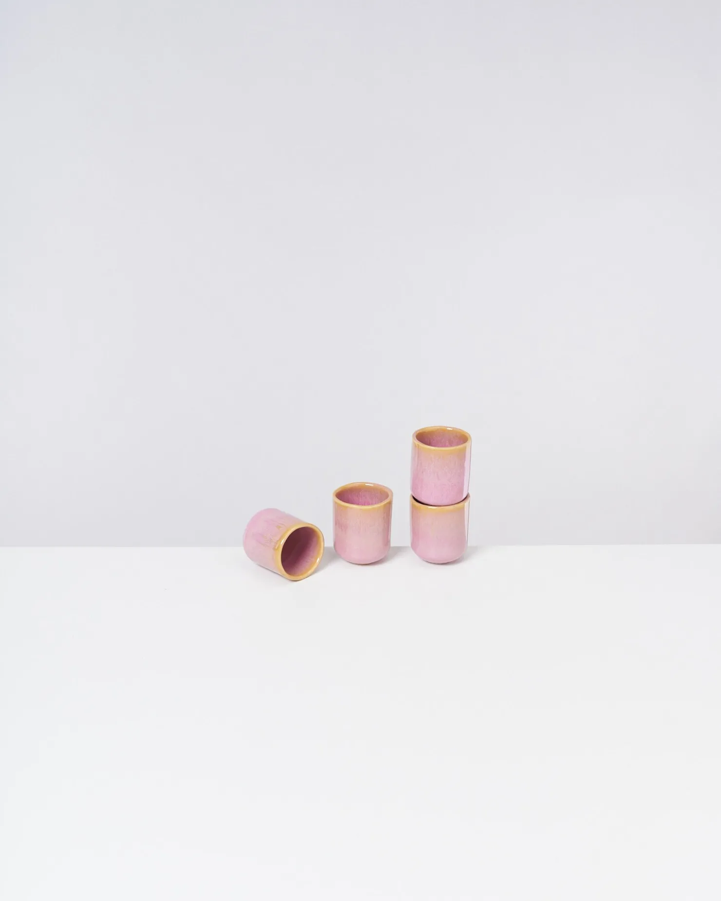 Motel a Miio Kleine Becher^Copa Alto - Cup Small Yellow gelb rosé