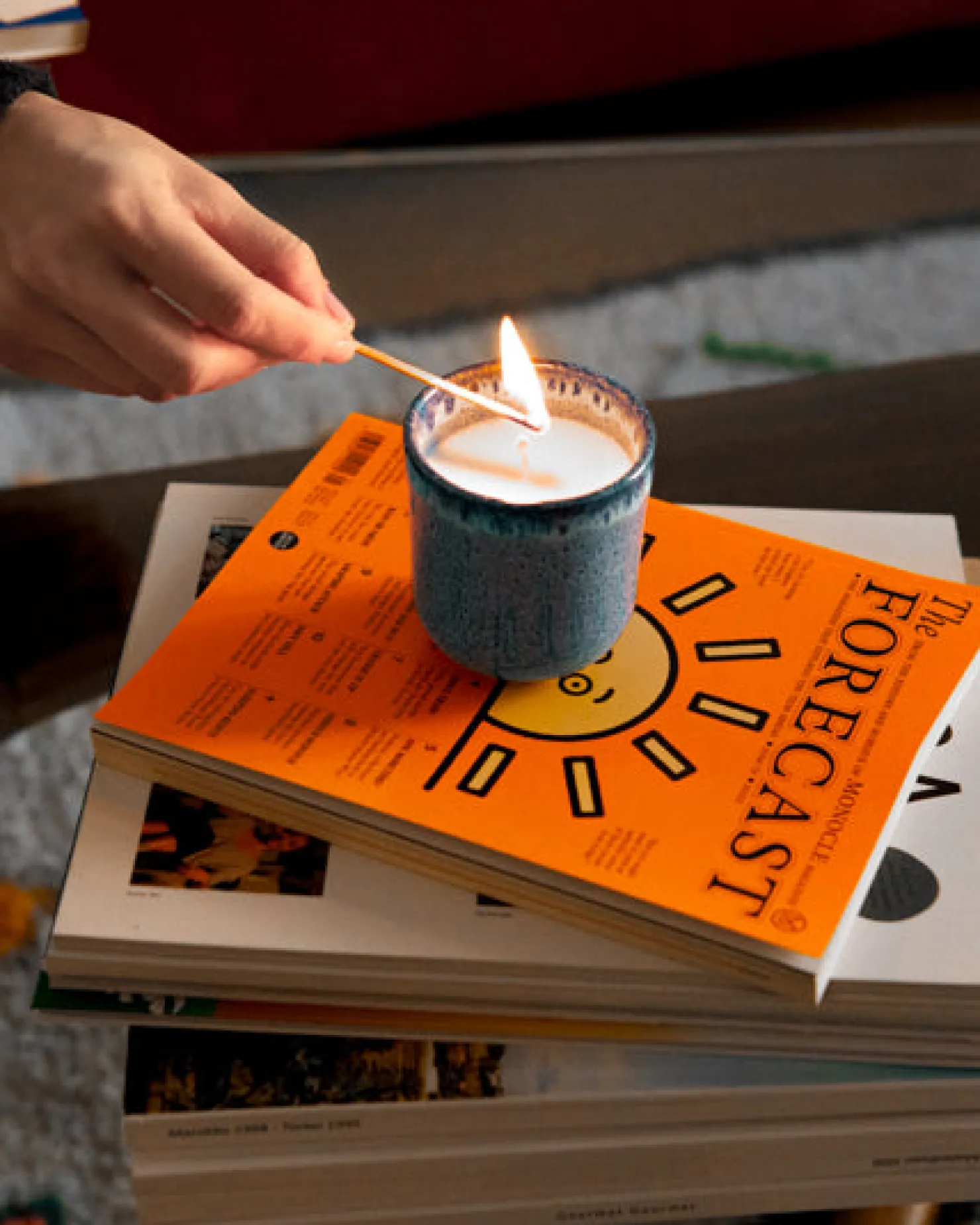 Motel a Miio Duftkerzen^Copa Alto - Scented Candle “Citrus Bloom” royal blue