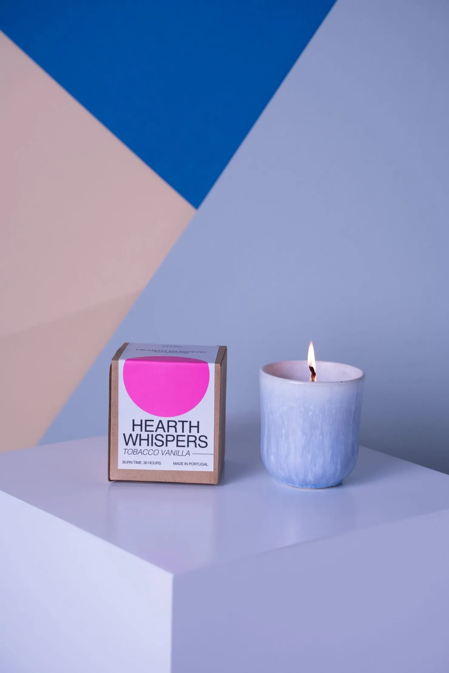 copa_alto__scented_candle_vanilla_blue_4.webp Motel a Miio Duftkerzen^Copa Alto - Scented Candle "Vanilla" Blue blau