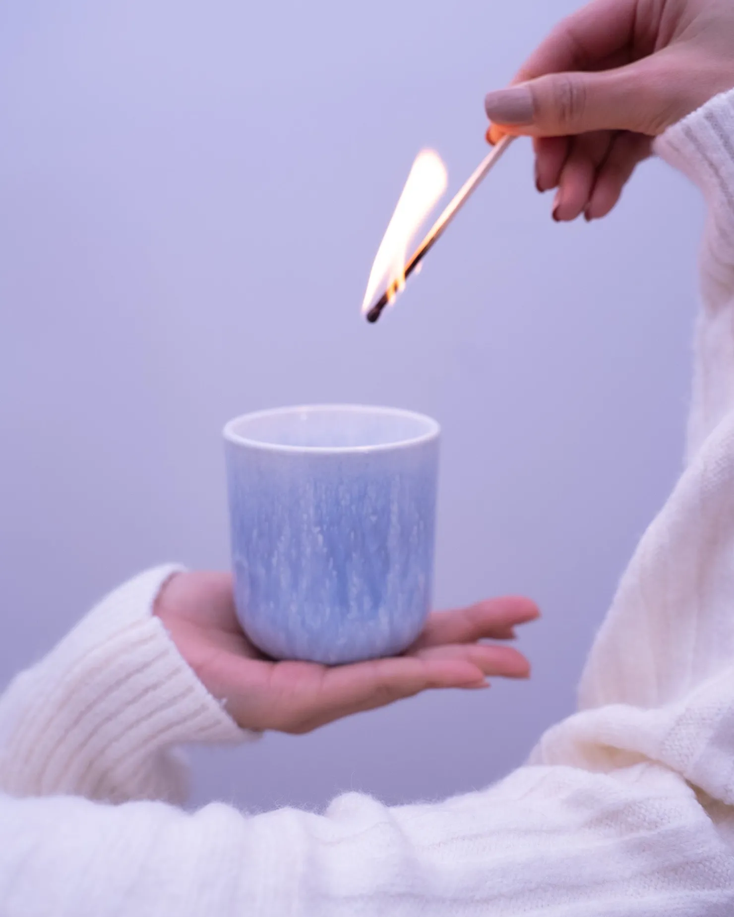 copa_alto__scented_candle_vanilla_blue_7.webp Motel a Miio Duftkerzen^Copa Alto - Scented Candle "Vanilla" Blue blau