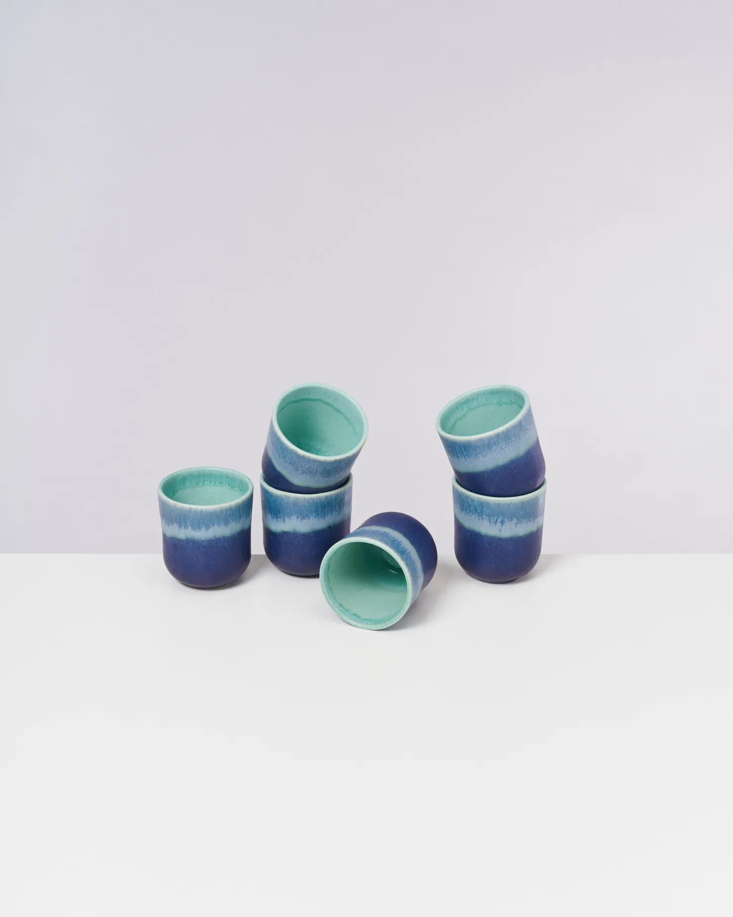 Motel a Miio Becher-Sets^Copa Alto - Set Of 6 Cups Small Turquoise türkis