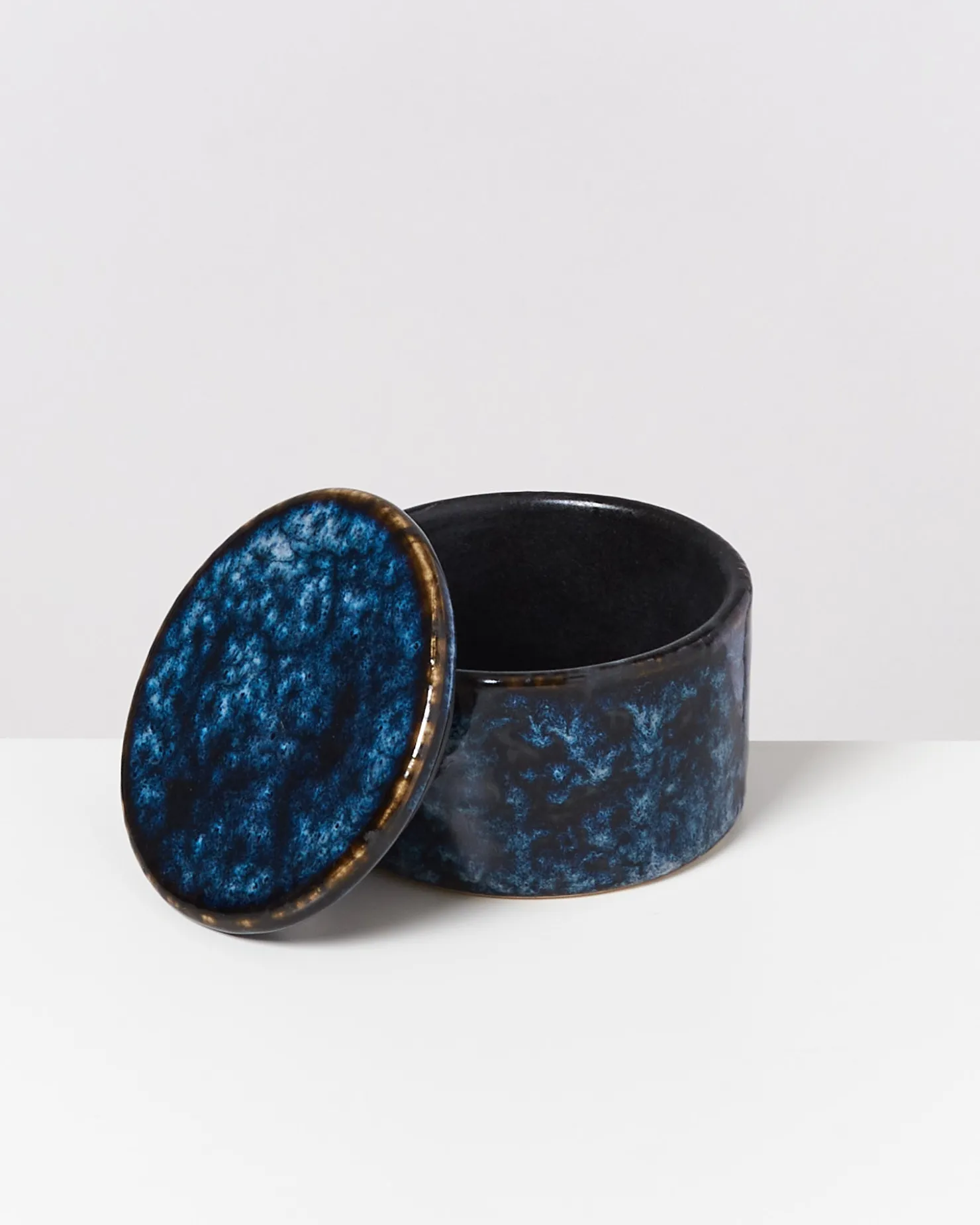 Motel a Miio Schmuckschälchen^Cordoama – Bowl S With Lid Darkblue azure