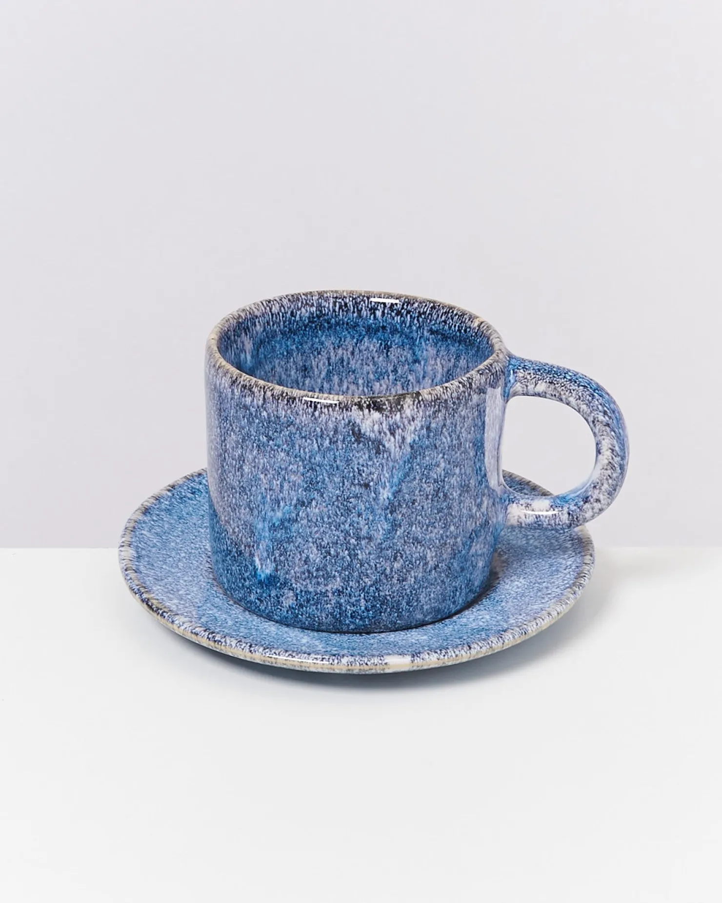 cordoama__saucer_blue_speckled_8.webp Motel a Miio Untertassen^Cordoama - Saucer Blue Speckled blau gesprenkelt