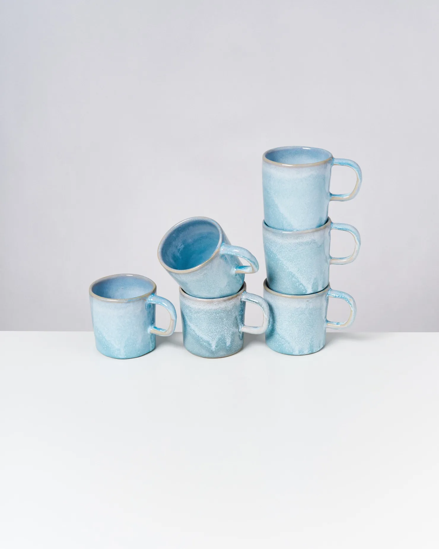 Motel a Miio Tassen-Sets^Cordoama - Set Of 6 Mugs Big aqua