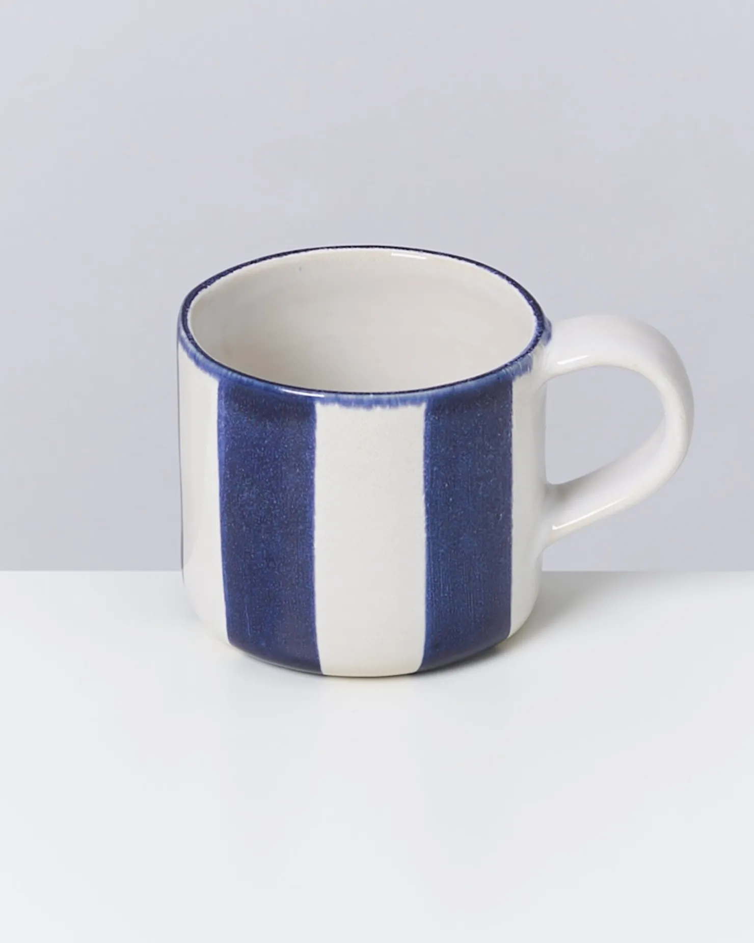 Motel a Miio Große Tassen^Costeira Nódoa Tasse Gestreift blau weiß
