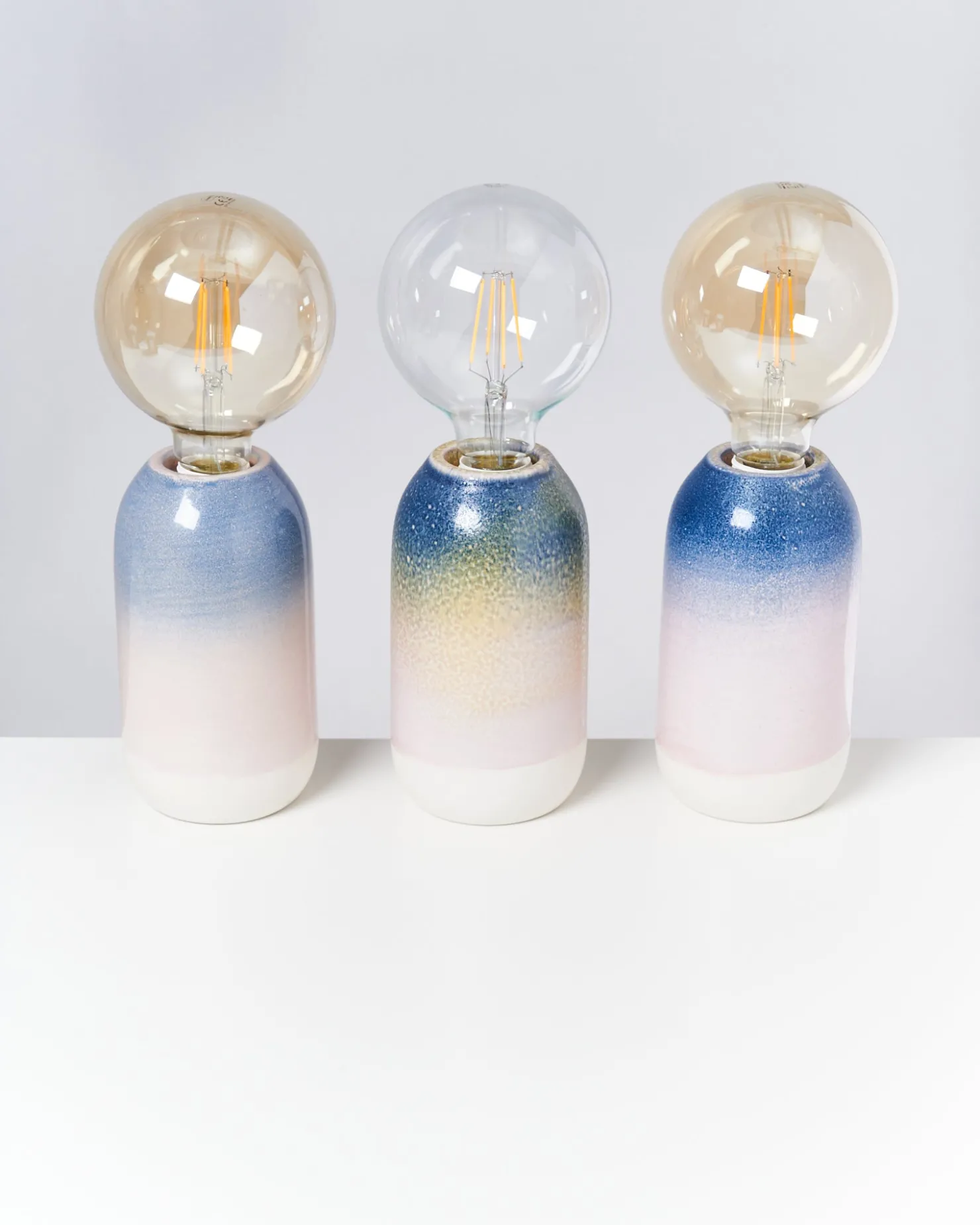 Motel a Miio Lampen^Farol - Lamp Blue Rose Speckled blue pink speckled