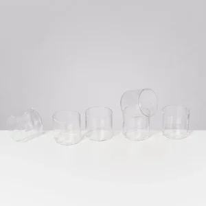 Motel a Miio Kleine Gläser | Gläser Sets %^Joia - Set Of 6 Glasses Flower Classic transparent