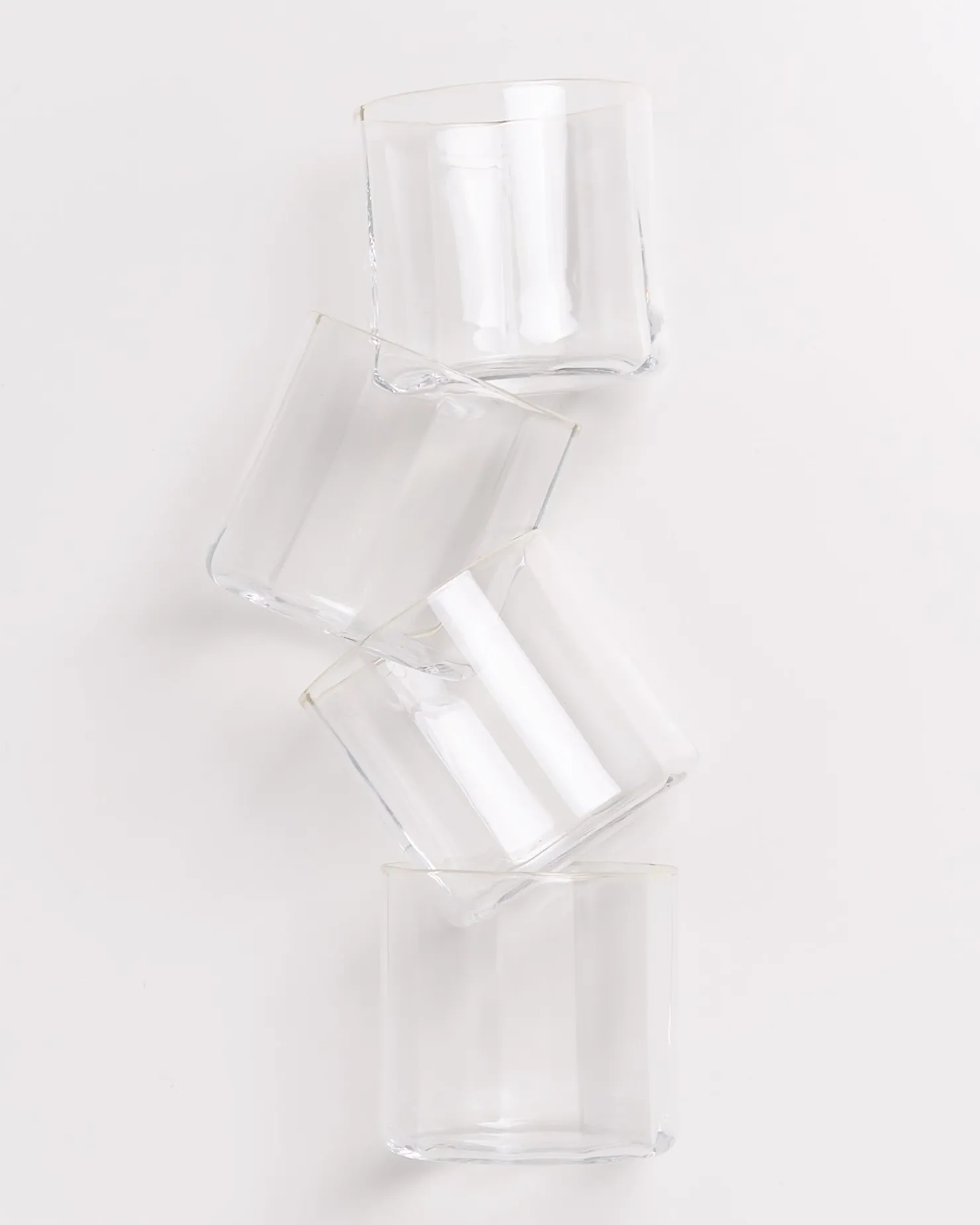 Motel a Miio Kleine Gläser | Gläser Sets %^Joia - Set Of 4 Glasses Flower Classic transparent