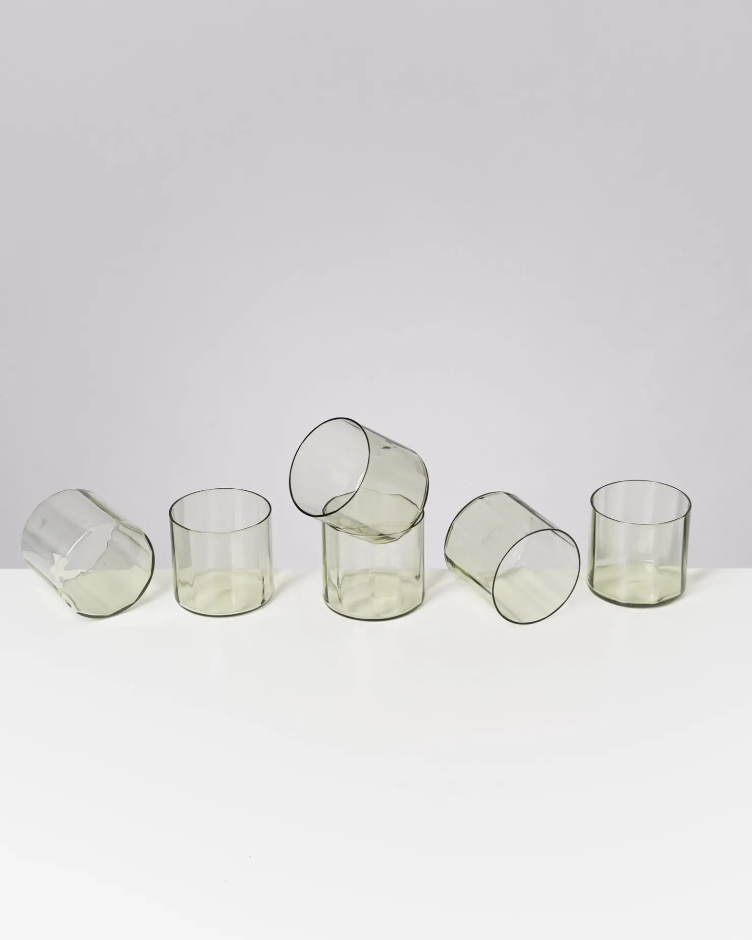 Motel a Miio Kleine Gläser | Gläser Sets %^Joia - Set Of 6 Glasses Flower Emerald smaragd