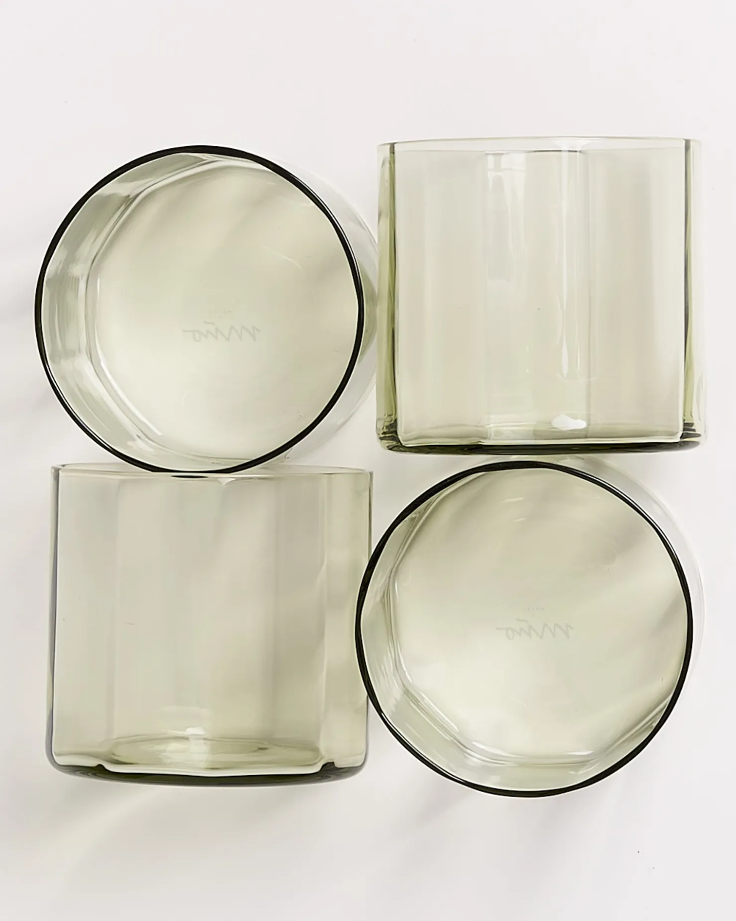 joia__set_of__glasses_flower_emerald_2-1.webp Motel a Miio Kleine Gläser | Gläser Sets %^Joia - Set Of 4 Glasses Flower Emerald smaragd