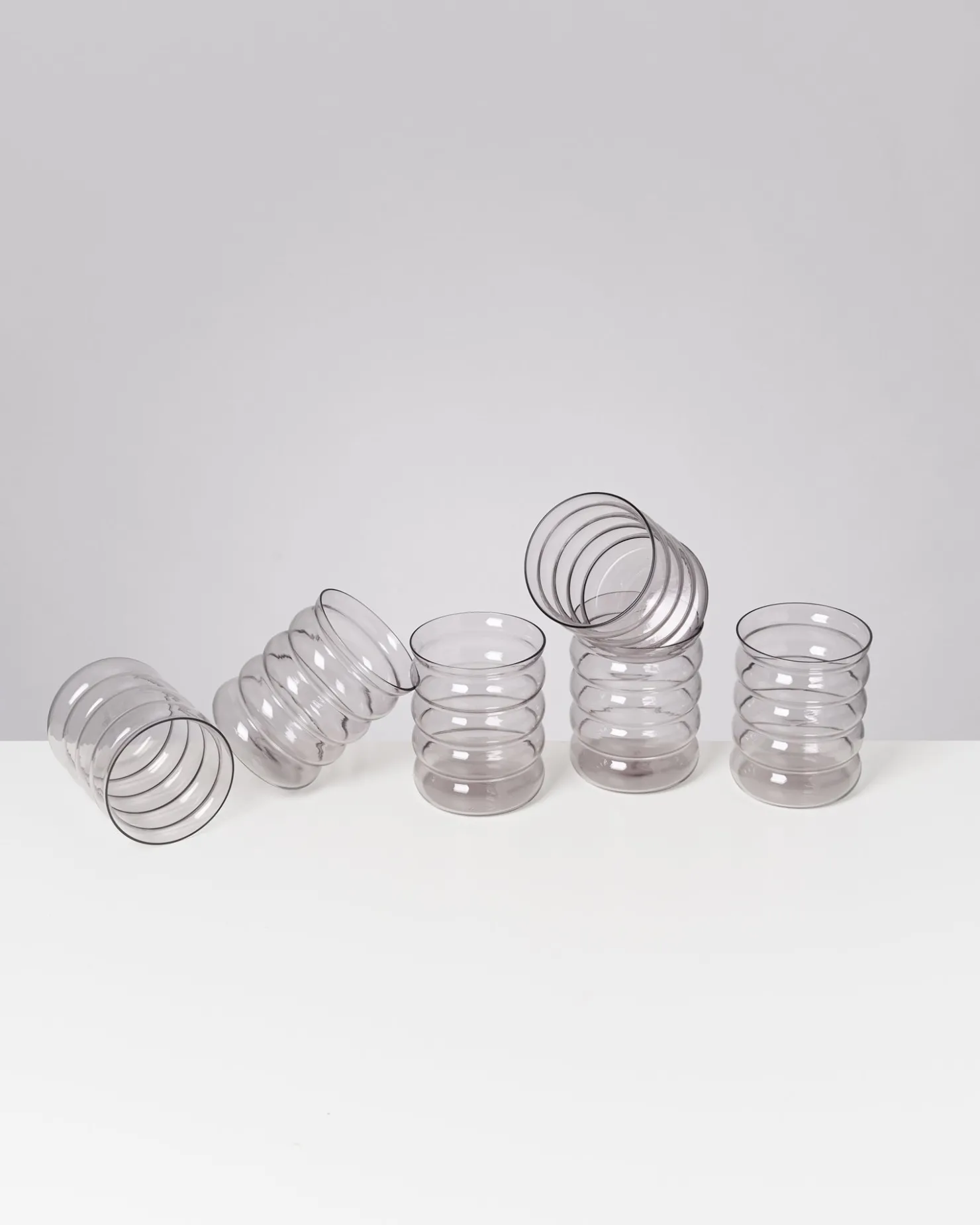 Motel a Miio Große Gläser | Gläser Sets %^Joia - Set Of 6 Glasses Large Bubble e amethist