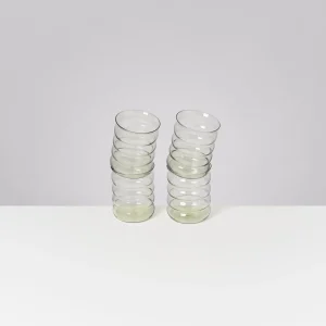 Motel a Miio Große Gläser | Gläser Sets %^Joia - Set Of 4 Glasses Large Bubble Emerald smaragd