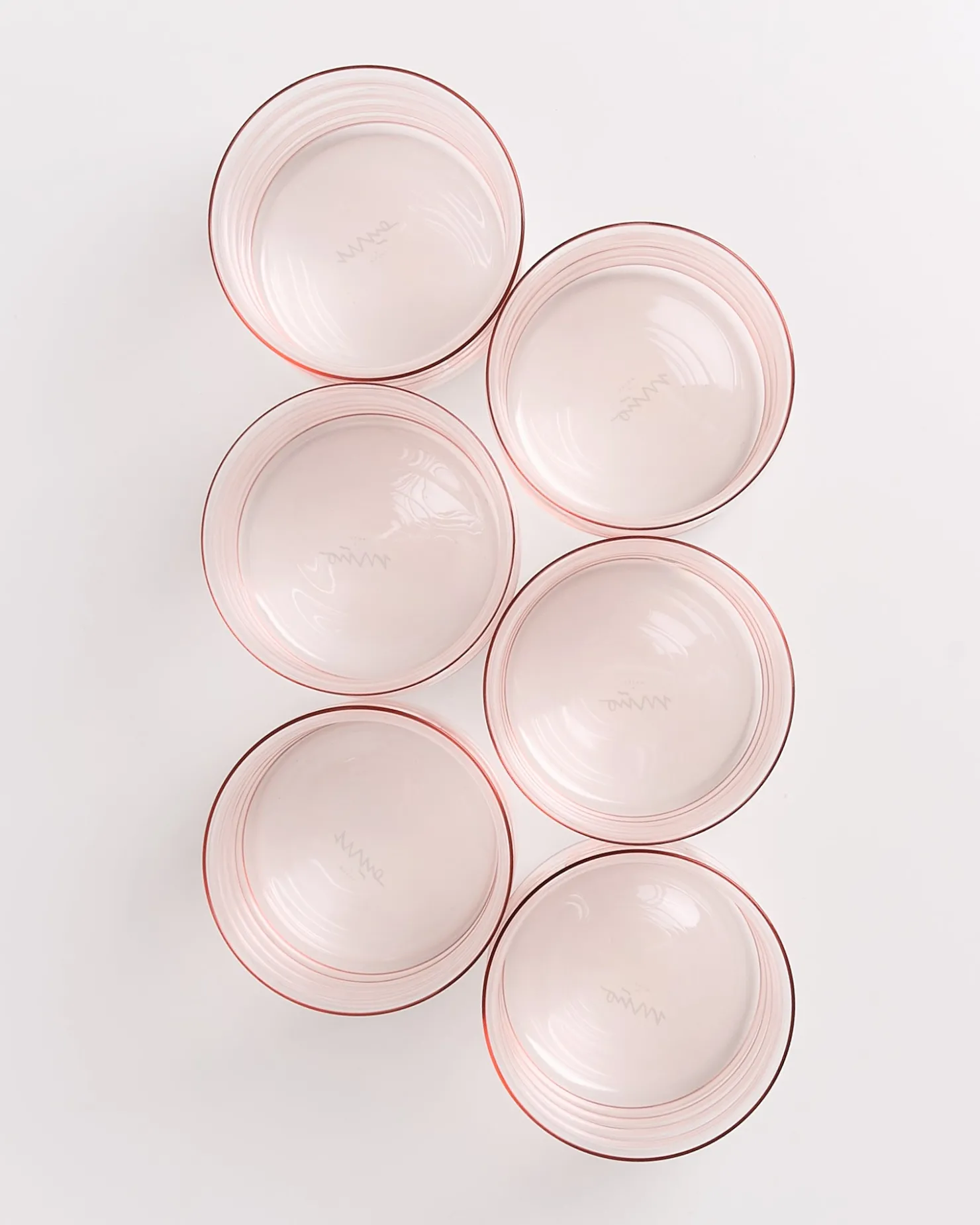 Motel a Miio Große Gläser | Gläser Sets %^Joia - Set Of 6 Glasses Large Bubble pink opal
