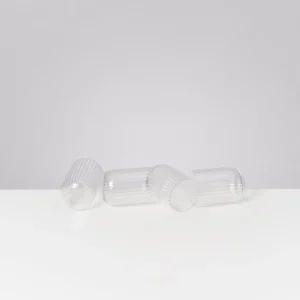 Motel a Miio Große Gläser | Gläser Sets %^Joia - Set Of 4 Glasses Riffled Classic transparent