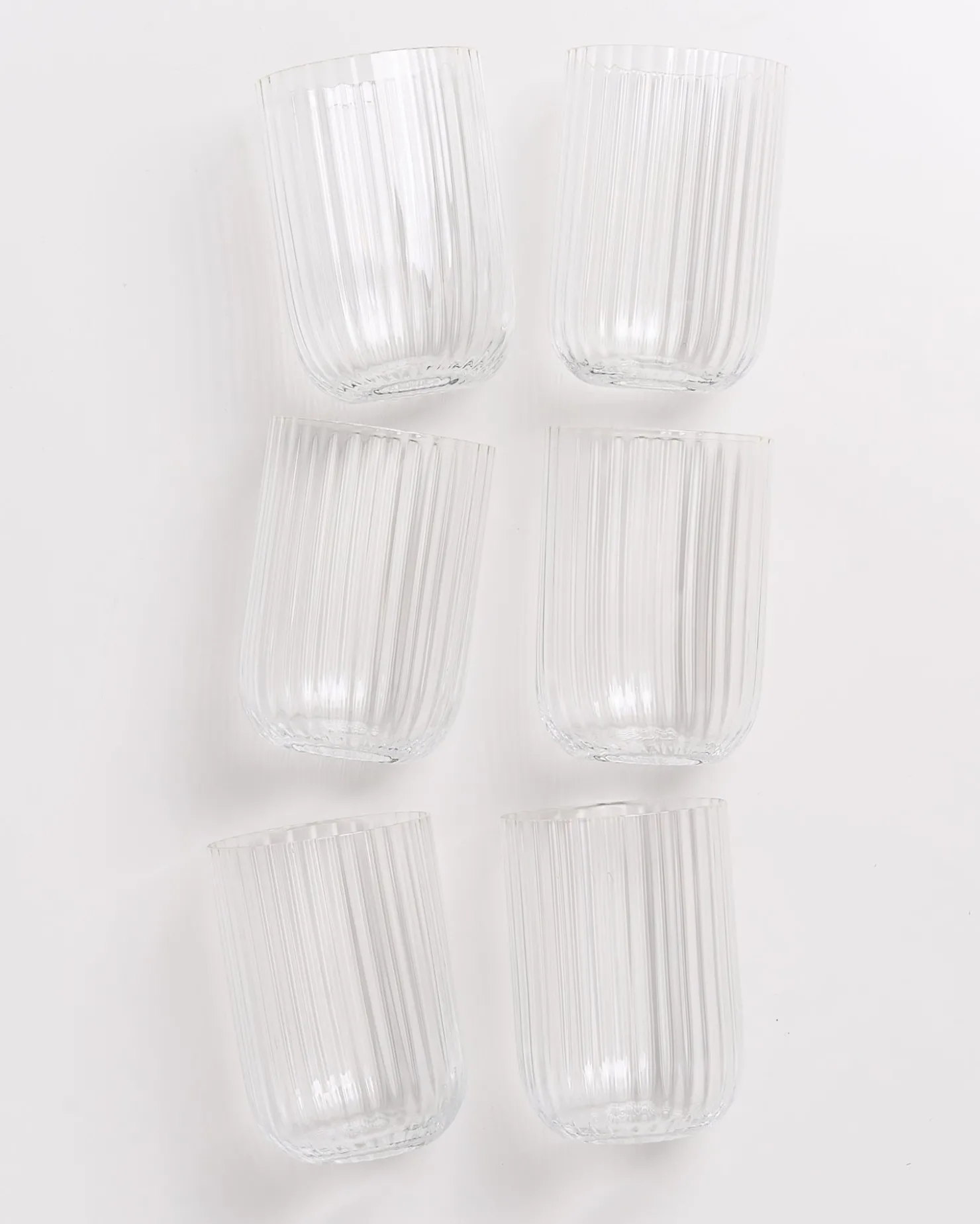 joia__set_of__glasses_riffled_classic_2-1.webp Motel a Miio Große Gläser | Gläser Sets %^Joia - Set Of 6 Glasses Riffled Classic transparent