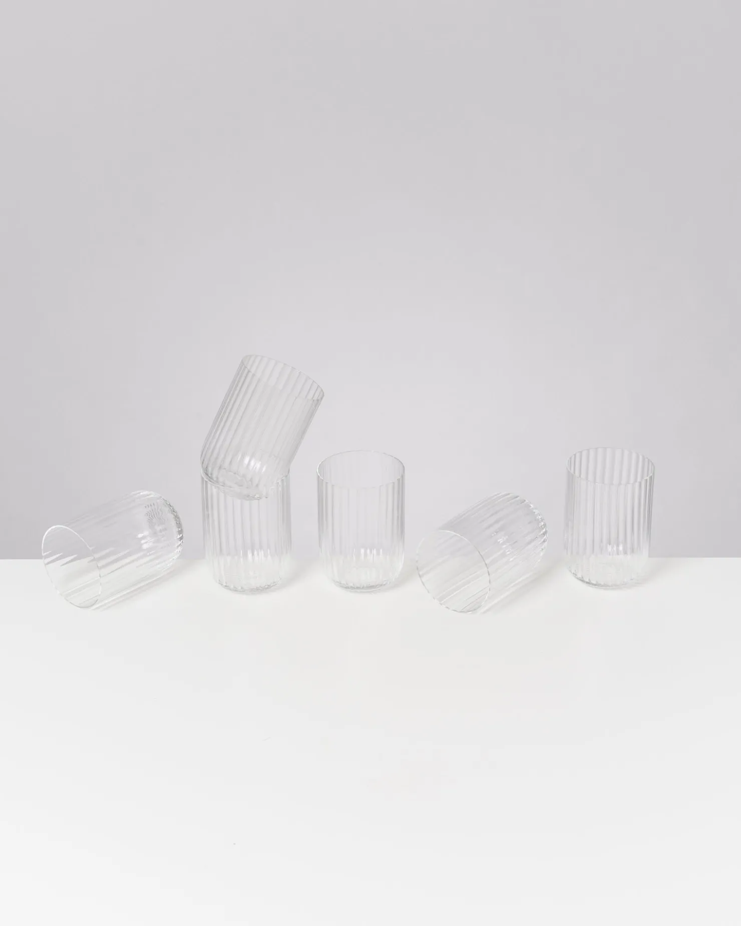 joia__set_of__glasses_riffled_classic_3-1.webp Motel a Miio Große Gläser | Gläser Sets %^Joia - Set Of 6 Glasses Riffled Classic transparent