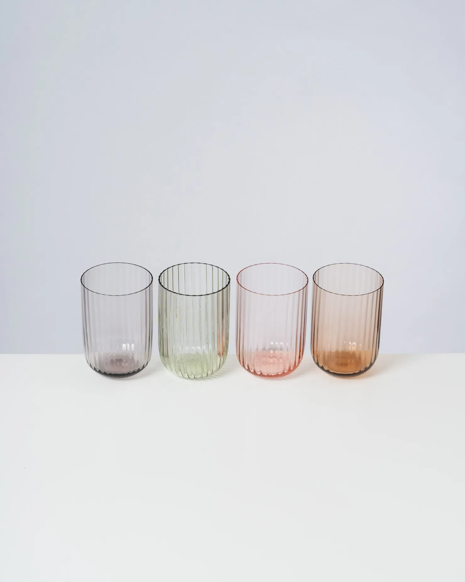 joia__set_of__glasses_riffled_mix_4.webp Motel a Miio Große Gläser | Gläser Sets %^Joia - Set Of 4 Glasses Riffled mix