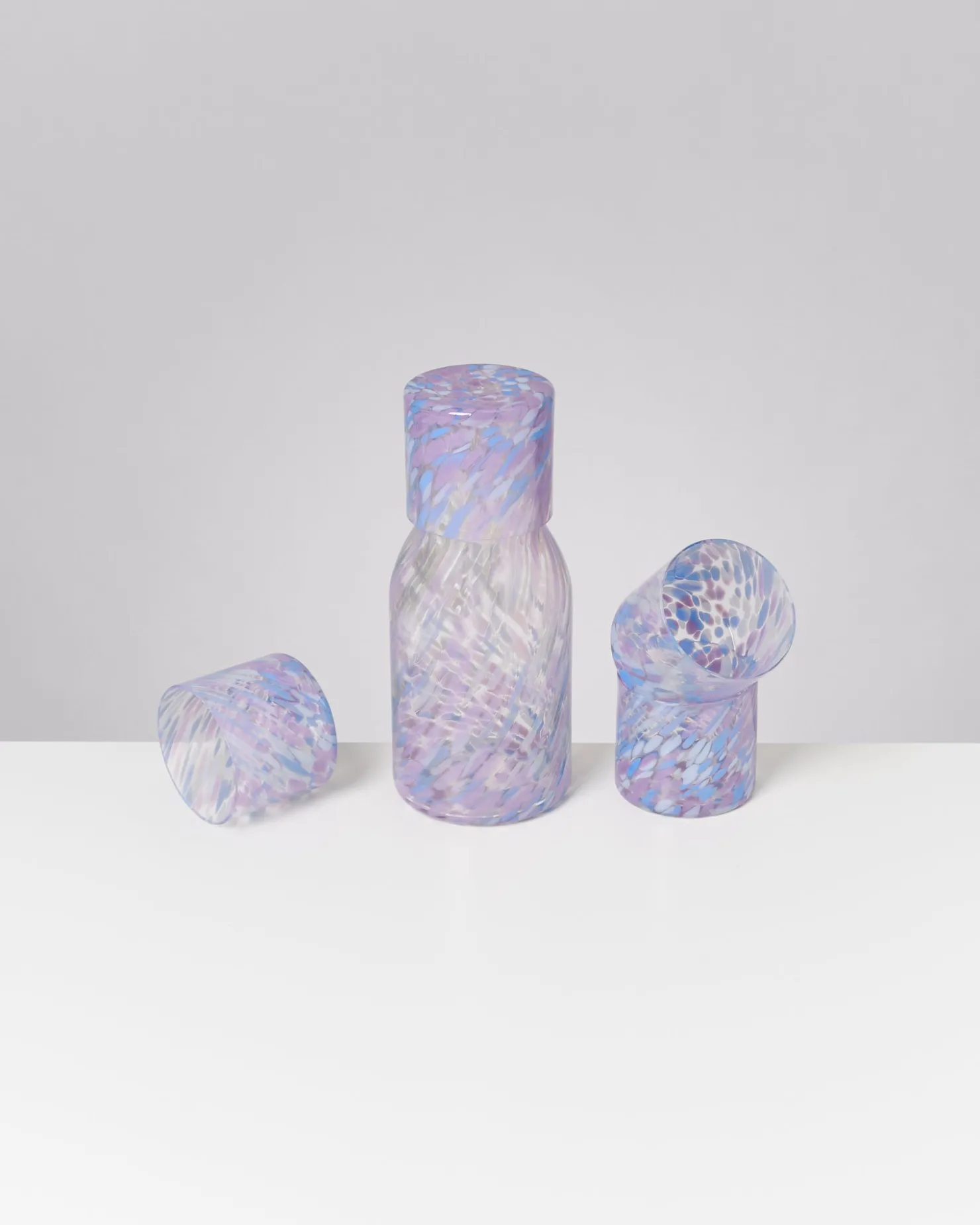 Motel a Miio Glaskaraffen^Joia Drops - Set Of 5 Pieces Small Blue Lilac blau lila