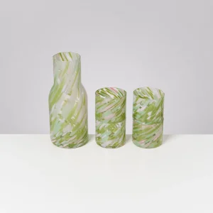 Motel a Miio Glaskaraffen^Joia Drops - Set Of 5 Pieces Small Green Pink grün rosa