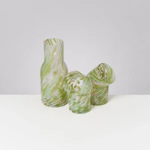 Motel a Miio Glaskaraffen^Joia Drops - Set Of 5 Pieces Small Green Pink grün rosa